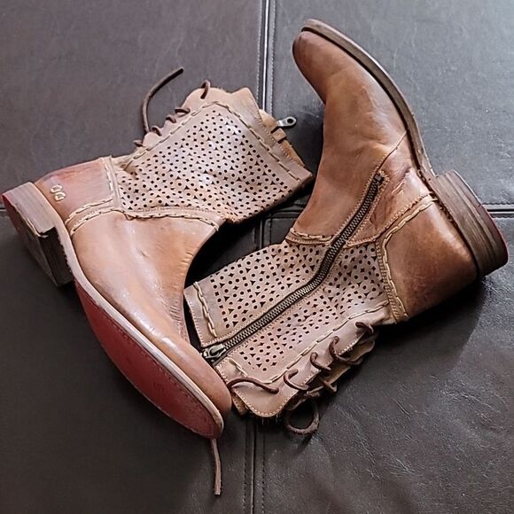 Bed Stu Tan Taupe Leather Cheshire Boots - Picture 2 of 11